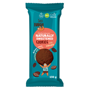 CIASTKA KAKAOWE SŁODZONE AGAWĄ BIO 130 g - ME GUSTO (SUPER FUDGIO)
