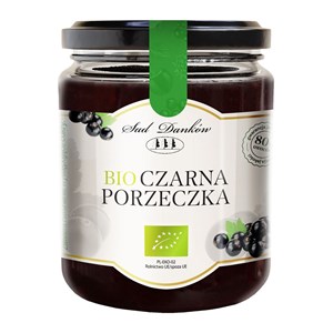 CZARNA PORZECZKA 80 % BIO 260 g - SAD DANKÓW