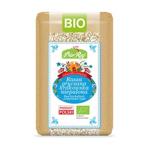 KASZA GRYCZANA KRAKOWSKA NIEPALONA BIO (POLSKA) 500 g - BIO RAJ