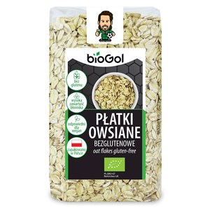 PŁATKI OWSIANE BEZGLUTENOWE BIO 300 g - BIOGOL