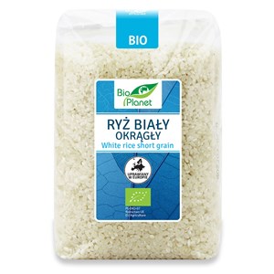 RYŻ BIAŁY OKRĄGŁY BIO 1 kg - BIO PLANET