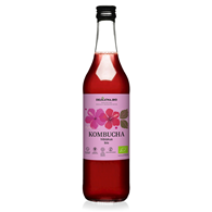 KOMBUCHA Z HIBISKUSEM BIO 500 ml - DELIKATNA