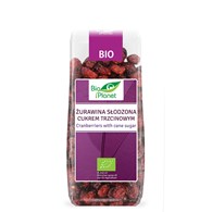 ŻURAWINA SŁODZONA CUKREM TRZCINOWYM BIO 100 g - BIO PLANET