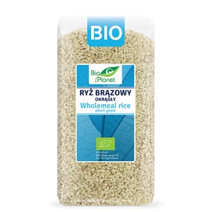 RYŻ BRĄZOWY OKRĄGŁY BIO 500 g - BIO PLANET