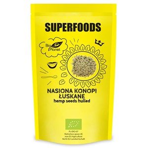 NASIONA KONOPI ŁUSKANE BIO 200 g - BIO PLANET