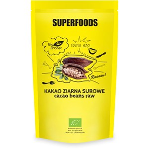 KAKAO ZIARNA SUROWE BIO 200 g - BIO PLANET