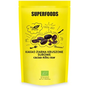 KAKAO ZIARNA KRUSZONE SUROWE BIO 250 g - BIO PLANET