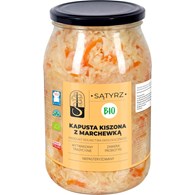 KAPUSTA KISZONA Z MARCHEWKĄ BIO 800 g - SĄTYRZ