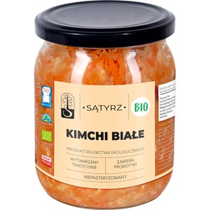 KIMCHI BIAŁE BIO 450 g - SĄTYRZ