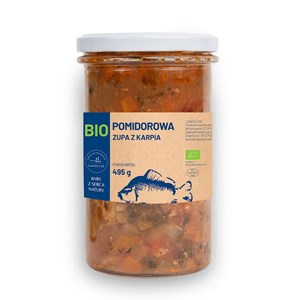 ZUPA POMIDOROWA RYBNA Z KARPIA BIO 495 g - RYBY Z SERCA NATURY