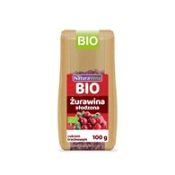 ŻURAWINA SŁODZONA CUKREM TRZCINOWYM BIO 100 g - NATURAVENA