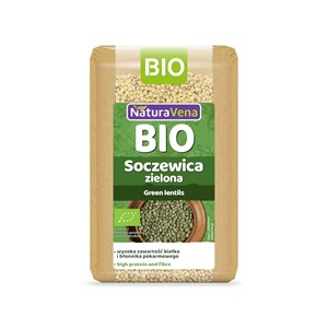 SOCZEWICA ZIELONA BIO 400 g - NATURAVENA