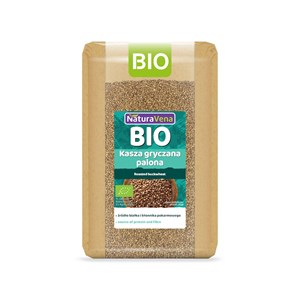 KASZA GRYCZANA PALONA BIO 1 kg - NATURAVENA