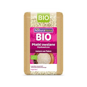 PŁATKI OWSIANE BŁYSKAWICZNE BIO 300 g - NATURAVENA