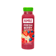 SMOOTHIE GRUSZKA - TRUSKAWKA - MANDARYNKA -  WIŚNIA TŁOCZONE NA ZIMNO 250 ml - HUMBLE