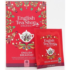 HERBATA CZARNA ENGLISH BREAKFAST FAIR TRADE BIO (20 x 2,5 g) 50 g - ENGLISH TEA SHOP ORGANIC