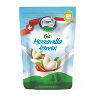 MOZZARELLA W KSZTAŁCIE SERC BIO 260 g (130 g) - ZUGER