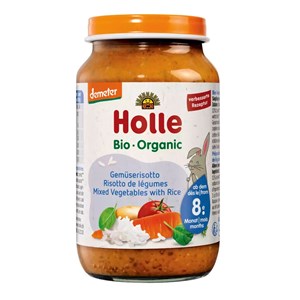 WARZYWA Z RYŻEM OD 8 MIESIĄCA DEMETER BIO 220 g (SŁOIK) - HOLLE