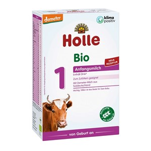 MLEKO KROWIE 1 NASTĘPNE DLA NIEMOWLĄT PO 6 MIESIĄCU DEMETER BIO 400 g - HOLLE