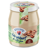 JOGURT KAWOWY Z MLEKA SIENNEGO BEZGLUTENOWY BIO 150 g (SŁOIK) - STERZING-VIPITENO