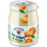 JOGURT POMARAŃCZOWY Z MLEKA SIENNEGO BEZGLUTENOWY BIO 150 g (SŁOIK) - STERZING-VIPITENO