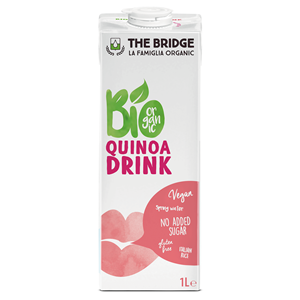 NAPÓJ QUINOA Z RYŻEM BEZ DODATKU CUKRÓW BEZGLUTENOWY BIO 1 L - THE BRIDGE