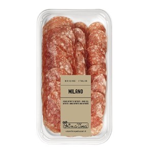 SALAMI MILANO DOJRZEWAJĄCE PLASTRY BEZGLUTENOWE BIO 70 g - PRIMAVERA