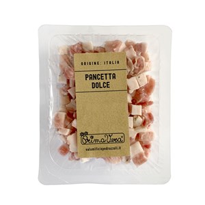 BOCZEK SUROWY (PANCETTA) KOSTKA BEZGLUTENOWY BIO 100 g - PRIMAVERA