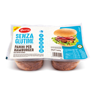 BUŁKI DO HAMBURGERÓW BEZGLUTENOWE (4 x 75 g) 300 g - DORIA