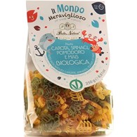 MAKARON (KUKURYDZIANY TRÓJKOLOROWY) DLA DZIECI OCEAN BEZGLUTENOWY BIO 250 g - PASTA NATURA