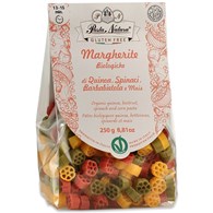 MAKARON (KUKURYDZIANY TRÓJKOLOROWY) MARGHERITE BEZGLUTENOWY BIO 250 g - PASTA NATURA