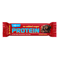 BATON PROTEINOWY BROWNIE W MLECZNEJ CZEKOLADZIE BEZ DODATKU CUKRÓW BEZGLUTENOWY 40 g - MAXSPORT