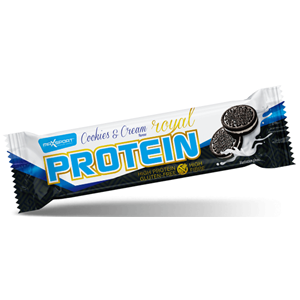 BATON PROTEINOWY O SMAKU CIASTECZKOWYM W POLEWIE BIAŁEJ BEZGLUTENOWY 60 g - MAXSPORT