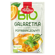 GALARETKA Z AGAREM O SMAKU POMARAŃCZOWYM BEZGLUTENOWA BIO 40 g - AMYLON