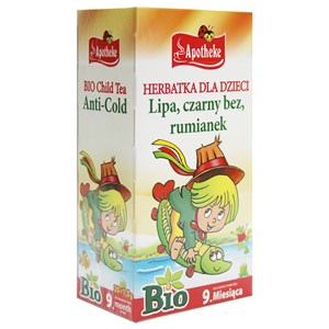 HERBATKA DLA DZIECI - LIPA I RUMIANEK BIO (20 x 1,5 g) 30 g -APOTHEKE