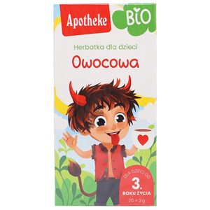 HERBATKA DLA DZIECI - OWOCOWA PO 9 MIESIĄCU BIO (20 x 2 g) 40 g - APOTHEKE