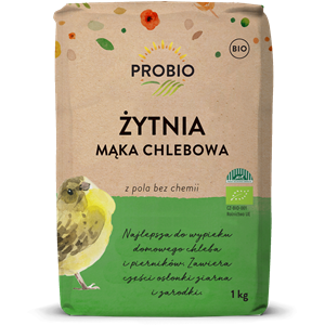 MĄKA ŻYTNIA TYP 720 CHLEBOWA BIO 1 kg - PROBIO