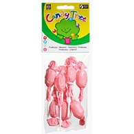 LIZAKI OKRĄGŁE O SMAKU MALINOWYM BEZGLUTENOWE BIO (7 x 10 g) 70 g - CANDY TREE