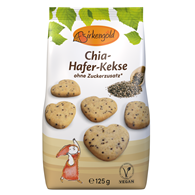 CIASTKA OWSIANE Z CHIA BEZ DODATKU CUKRÓW 125 g - BIRKENGOLD