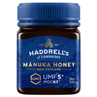 MIÓD MANUKA MGO 83+ 250 g - HADDRELL'S OF CAMBRIDGE